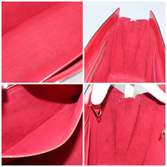 LOUIS VUITTON Epi Duplex Tote Bag Red M52427 LV - Picture 14 of 15